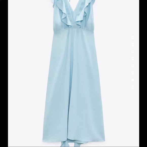 Zara slot ruffled dress - Picture 4 of 9